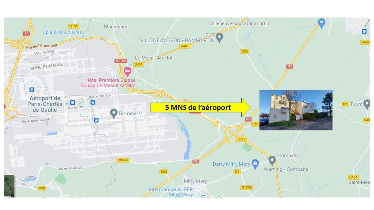 Le Stop N'Go Cdg - Airport - Asterix - Paris Thieux  Dış mekan fotoğraf